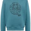 Maison Kitsuné Rambling Fox Sweatshirt Blue Men Sweatshirts Maison-Kitsune