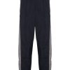 Men Tapered Pants Maison-Kitsune Maison Kitsuné colour-block Track Pants Blue