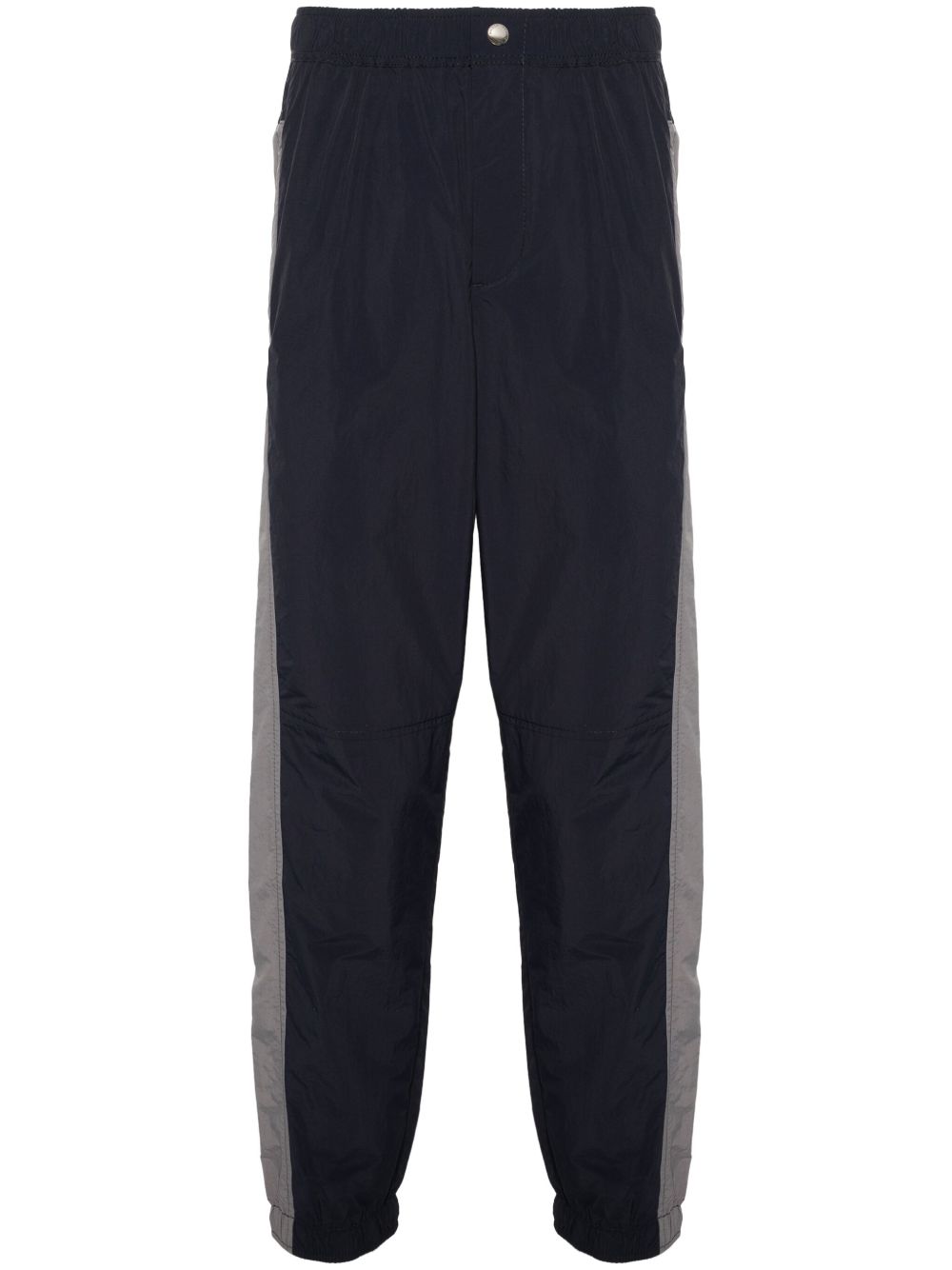 Men Tapered Pants Maison-Kitsune Maison Kitsuné colour-block Track Pants Blue