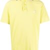 Maison Kitsuné logo-patch Polo Shirt Yellow Men Polo Shirts Maison-Kitsune