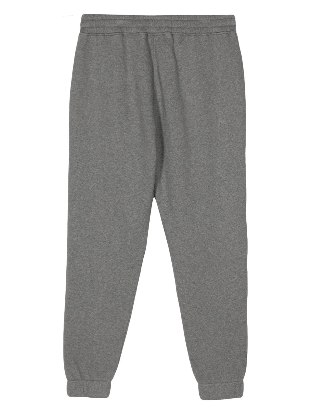 Maison-Kitsune Tapered Pants Men Maison Kitsuné logo-appliqué Track Pants Grey