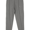 Maison-Kitsune Tapered Pants Men Maison Kitsuné logo-appliqué Track Pants Grey