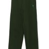 Maison Kitsuné Bold Fox Head Patch Pants Green Maison-Kitsune Men Sweatpants