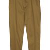 Maison-Kitsune Maison Kitsuné straight-leg Gabardine Chinos Brown Men Chinos