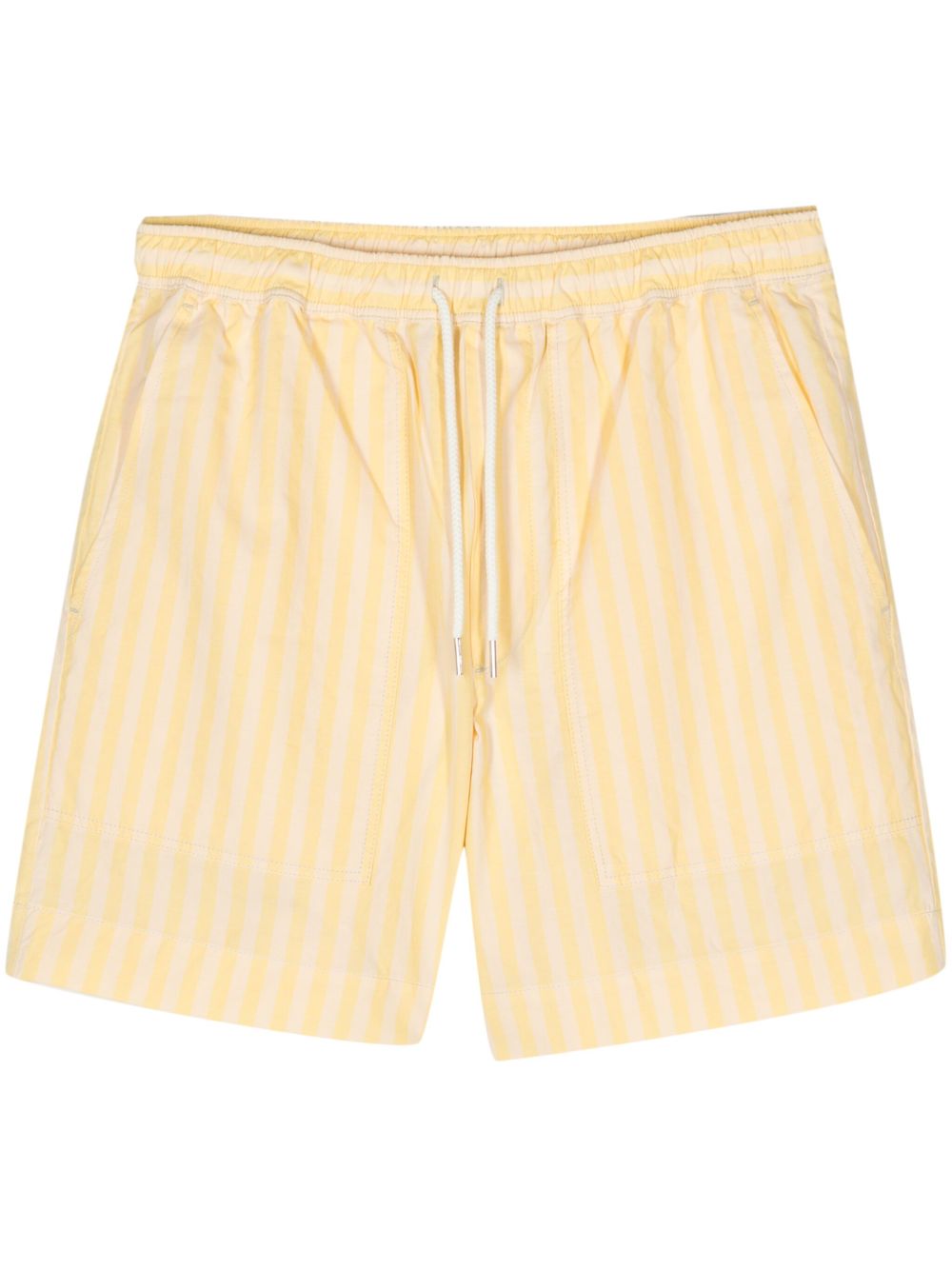 Maison-Kitsune Maison Kitsuné Casual Board Shorts Yellow Men Deck Shorts