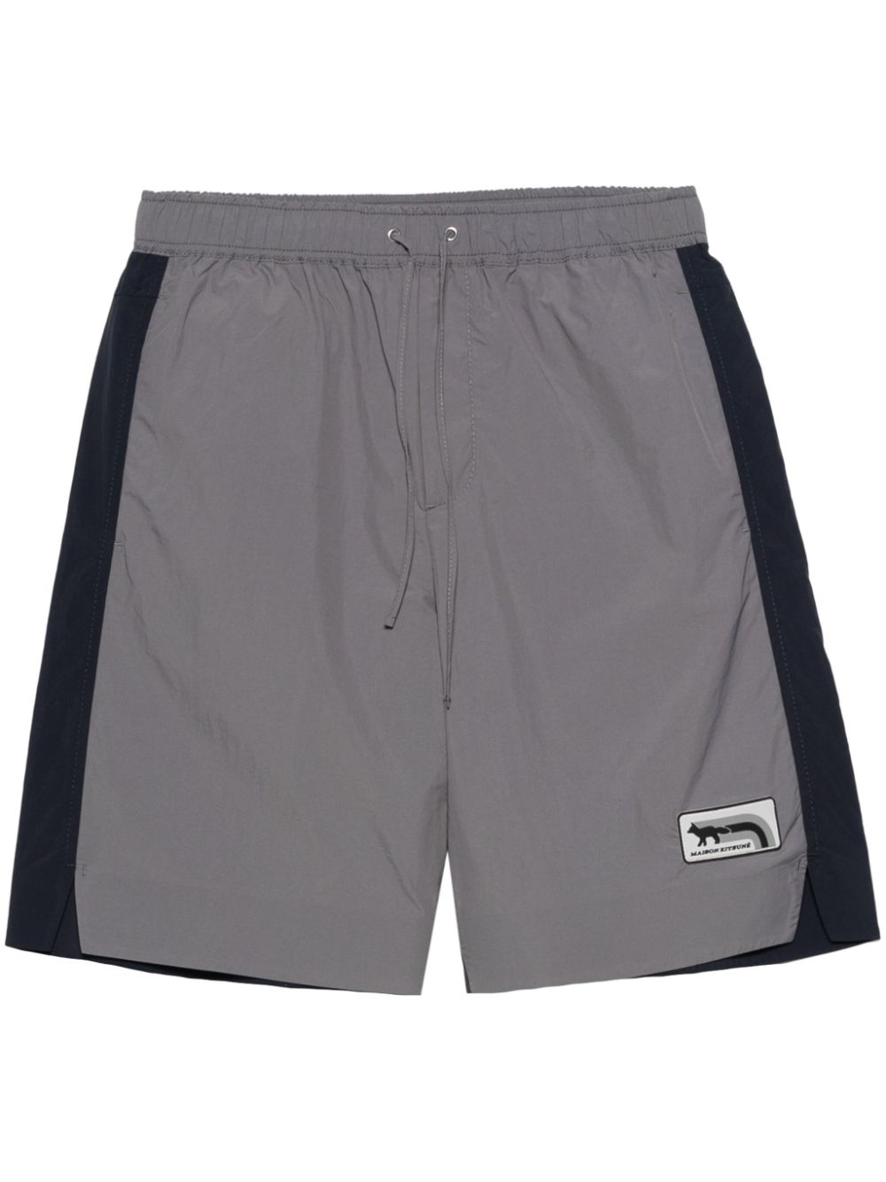 Maison-Kitsune Maison Kitsuné colour-block Track Shorts Blue Men Track & Running Shorts