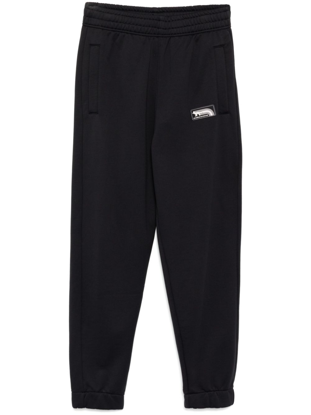 Maison-Kitsune Maison Kitsuné Flash Fox Patch Sweatpants Black Men Sweatpants