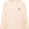Maison Kitsuné Chillax Fox Hooded Windbreaker Neutrals Men Sport Jackets & Windbreakers Maison-Kitsune