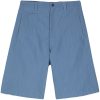 Men Bermuda Shorts Maison-Kitsune Maison Kitsuné logo-patch Bermuda Shorts Blue