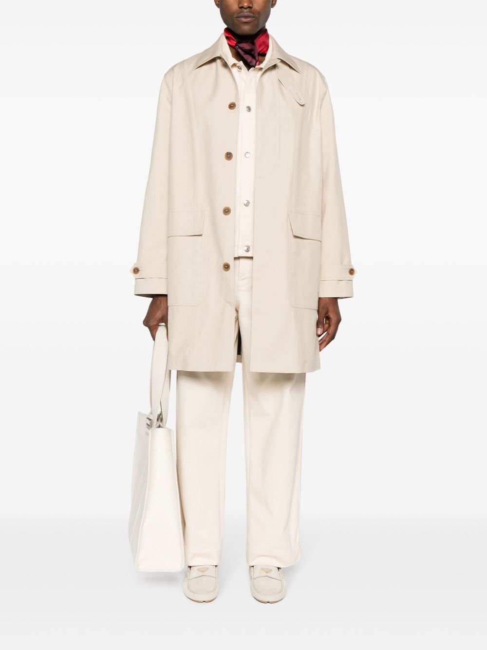 Men Regular & Straight-Leg Jeans Maison-Kitsune Maison Kitsuné mid-rise straight-leg Jeans Neutrals