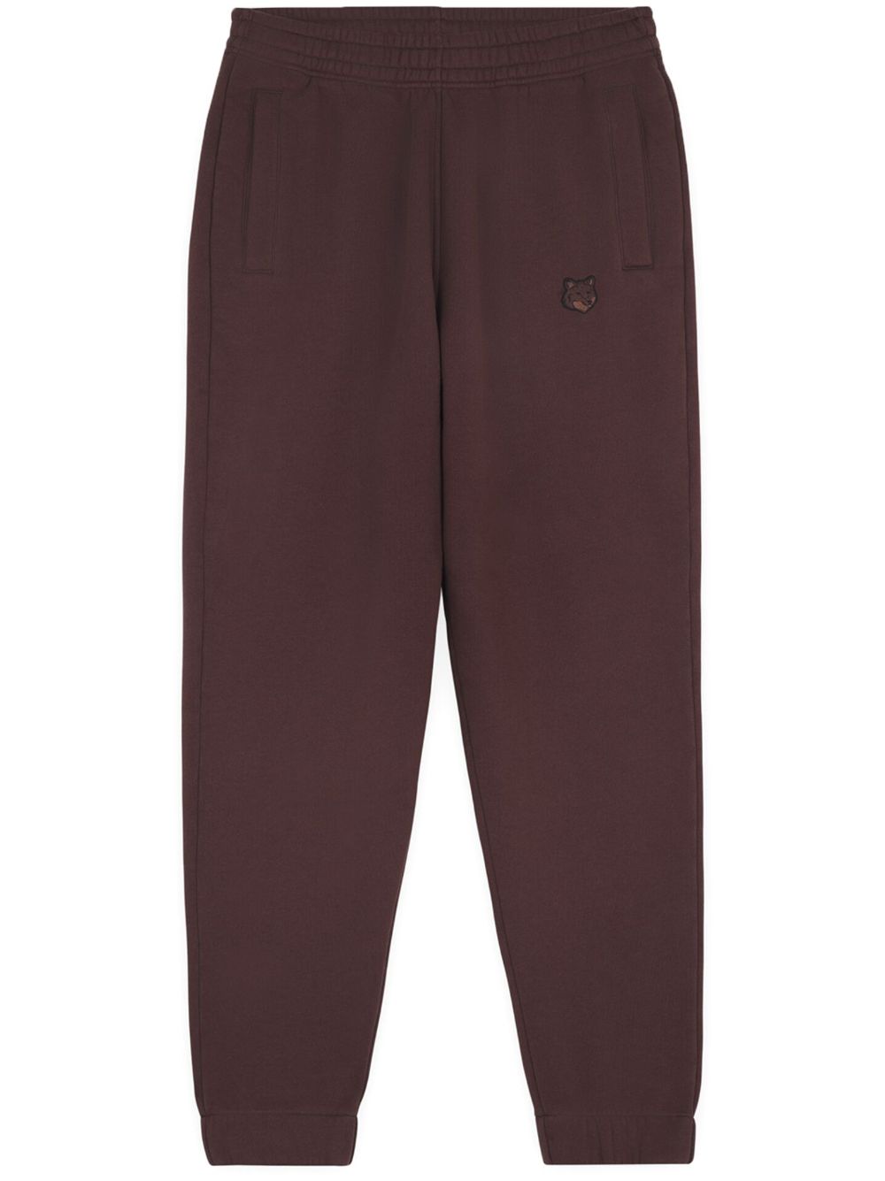 Men Sweatpants Maison-Kitsune Maison Kitsuné logo-print Track Pants Purple