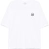 Maison Kitsuné Bold Fox Head Patch T-shirt White Maison-Kitsune Men T-Shirts