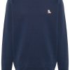 Maison-Kitsune Maison Kitsuné Chillax-patch Sweatshirt Blue Men Sweatshirts