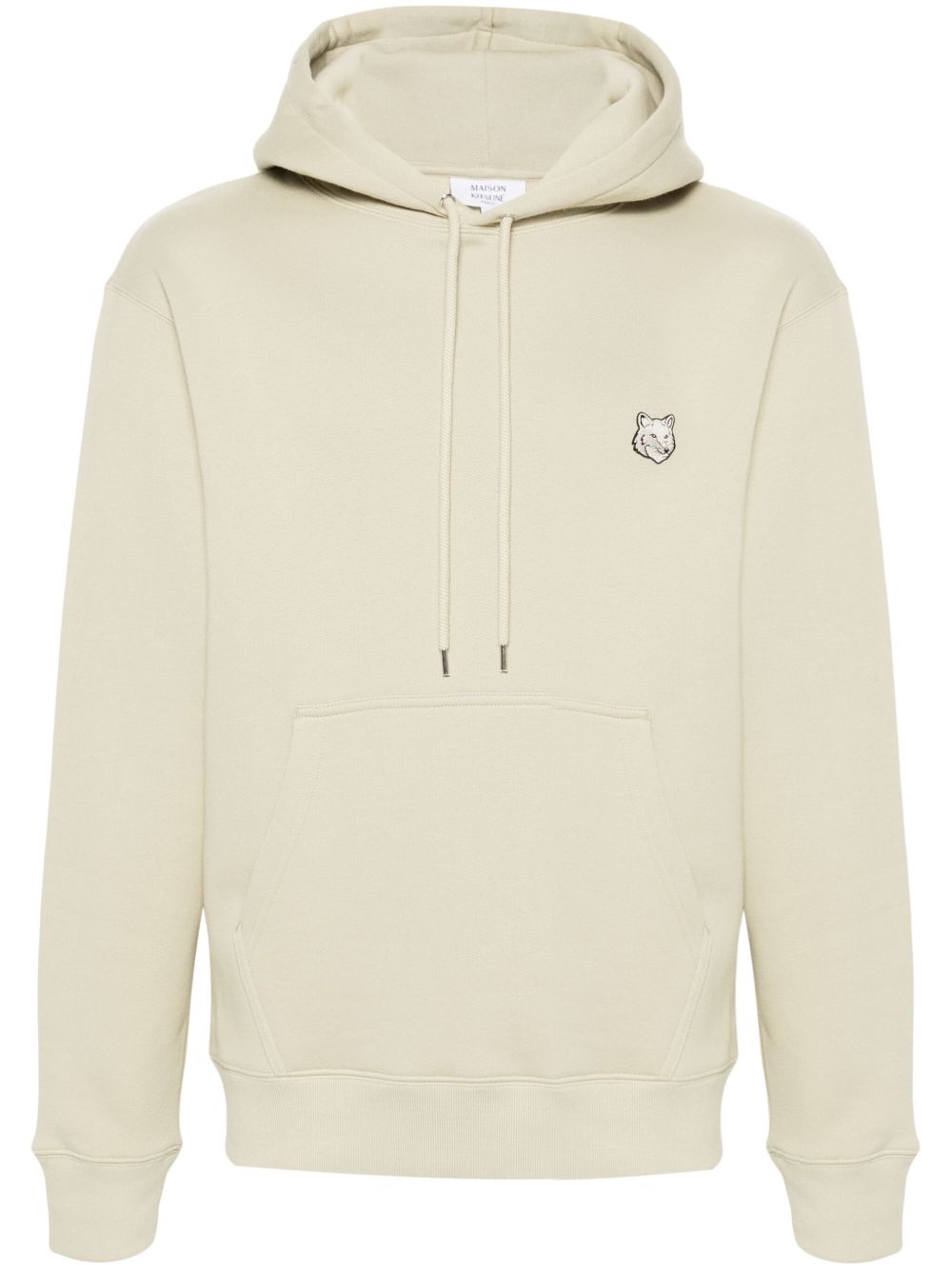 Men Hoodies Maison-Kitsune Maison Kitsuné fox-motif Hoodie Green