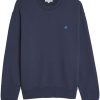Maison Kitsuné Chillax Fox-motif Cotton Sweatshirt Blue Maison-Kitsune Men Sweatshirts