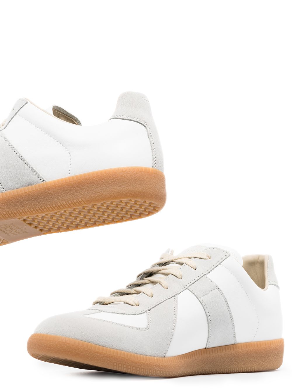 Men Low-Tops Maison-Kitsune Maison Margiela Replica low-top Sneakers White