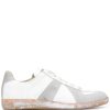 Maison-Kitsune Low-Tops Men Maison Margiela Replica low-top Leather Sneakers White